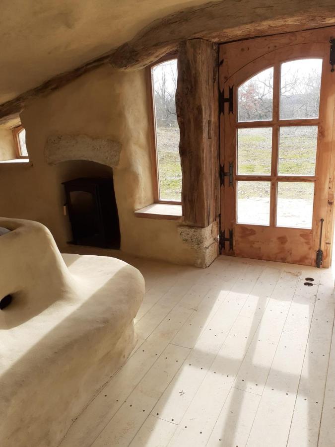 Maison Terre Les Cabanes De Fallot - Sauna Bain-Froid Piscine Naturelle L'isle-Bouzon المظهر الخارجي الصورة
